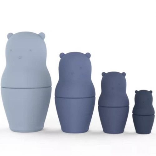 Poupées Silicone Ours bleu