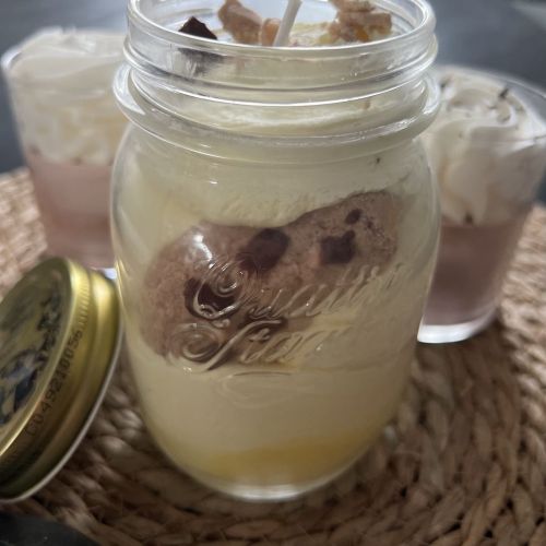 Bougie Jar Gourmande Pâte à Gateau