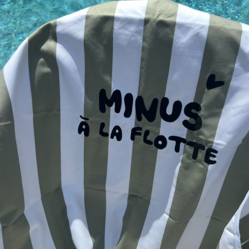 Serviette Minus verte