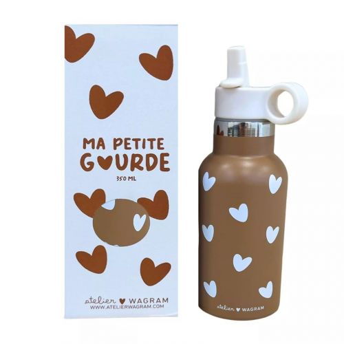 Gourde coeur caramel