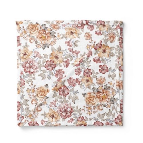 Lange en mousseline bébé Sunset floral