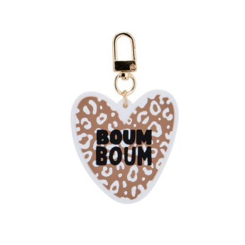 Porte-clé Cœur Léopard 