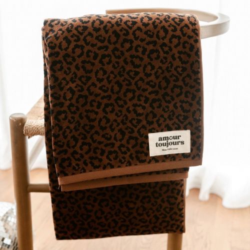 Serviette de bain léopard 