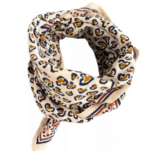 Foulard adulte imprimé léopard