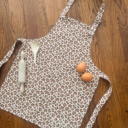 Tablier de cuisine enfant léopard