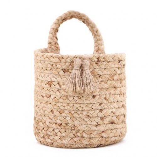 Panier de rangement en jute
