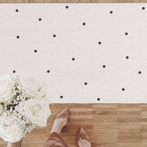 Tapis lavable Pois