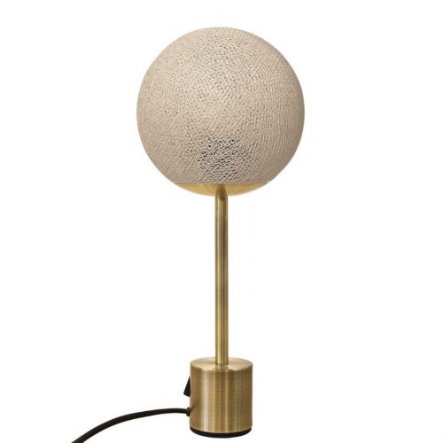 Lampe laiton Apapa - Écru
