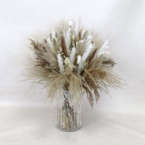 Bouquet de fleurs séchées et pampas