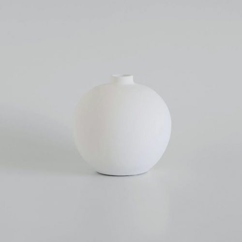 Vase Blanc Rond